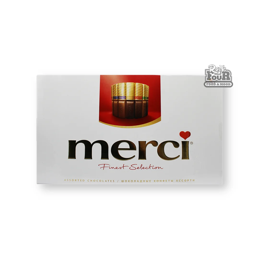 Набор шоколадных конфет ассорти «Merci» 400г